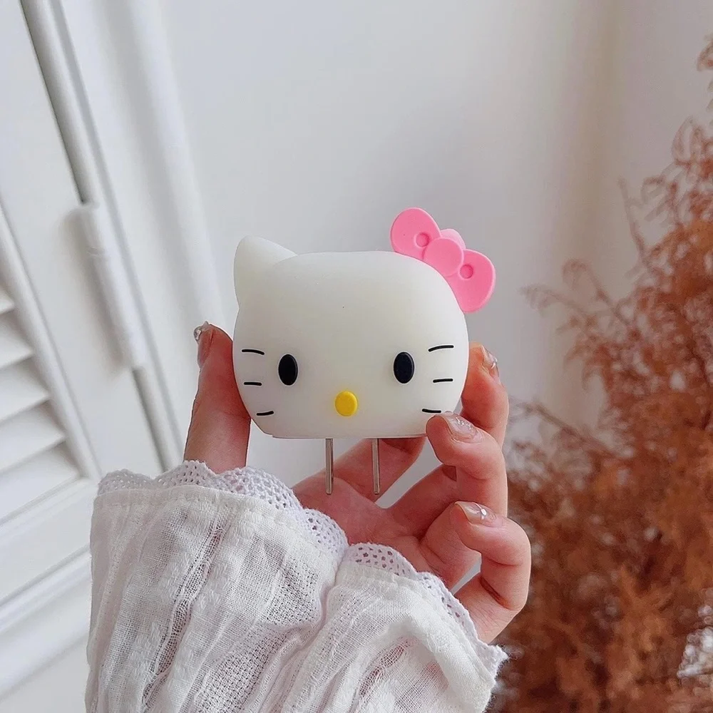 Hello Kitty Pink and White Charger Cable